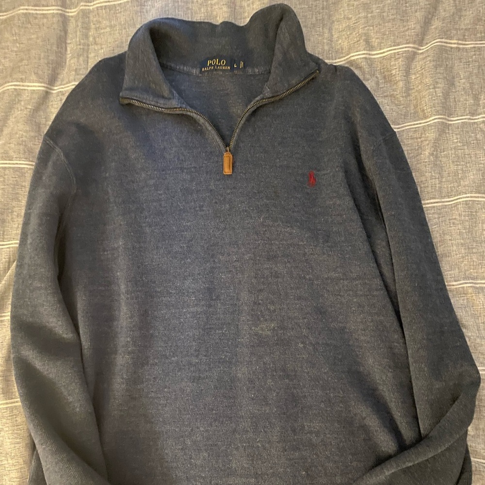 Polo 3/4 Zip Pullover Jacket